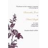 Burgundy Rose Wedding Invitation