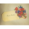 Floral Anemone Place Name Tag