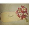 Floral Daisy Place Name Tag