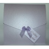 Lilac Pocket Fold Wedding Invitation