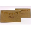 Lilac and Lemon Bunting Place Card
