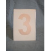 Pink Pearlescent Table Number