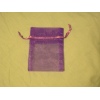 Purple Organza Wedding Favour Bags pk 10