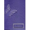 Purple and Silver Butterfly Wedding Invitation