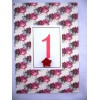 Red Rose Romance Table Number