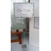 Silver and Ivory White Table Number